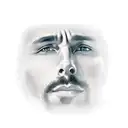A realistic portrait of Chris Cornell (lead singer of Soundgarden) tattoo design idea