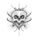 Bleeding Black Heart tattoo design idea