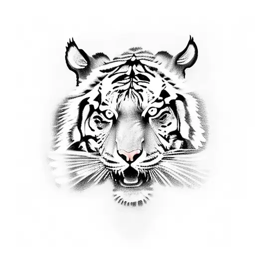 tiger indian mythology tattoo design idea