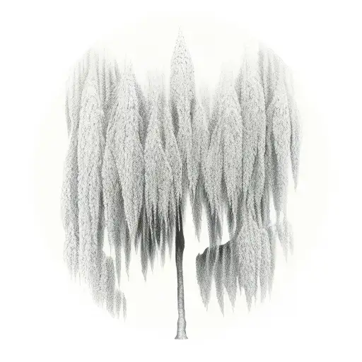 willow tree  tattoo design idea