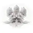 willow tree  tattoo design idea