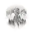 willow tree  tattoo design idea