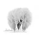willow tree  tattoo design idea