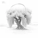 willow tree  tattoo design idea
