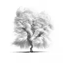 willow tree  tattoo design idea