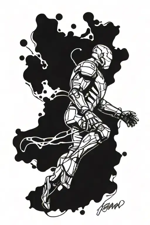 ironman triathlon tattoo design idea