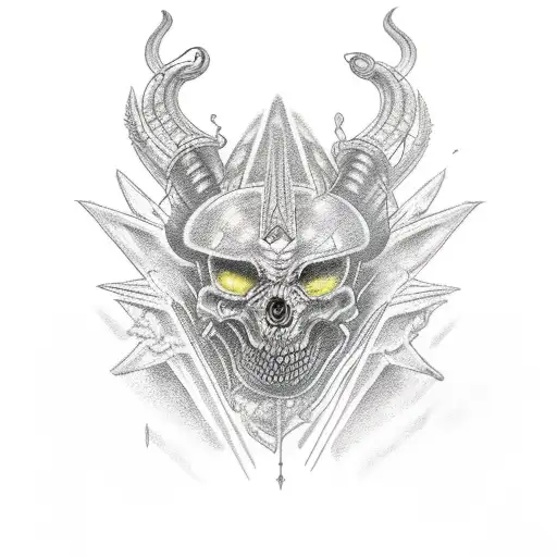 Tattoo of Astarion from Baldur's Gate 3 tattoo design idea