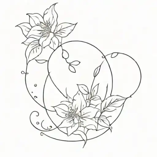 Nothing is perfect tattoo design idea