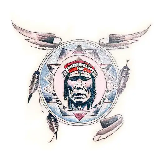 native american tattoo design idea