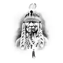 native american tattoo design idea