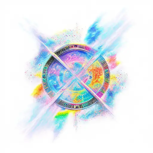 heavens war tattoo design idea