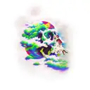 heavens war tattoo design idea