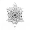 floral henna thigh tattoo tattoo design idea