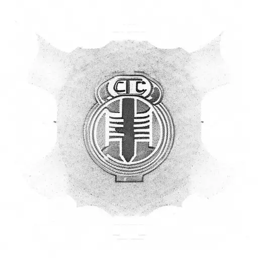 AC Milan footbal club scarf on the calf tattoo design idea