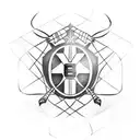 AC Milan tattoo design idea