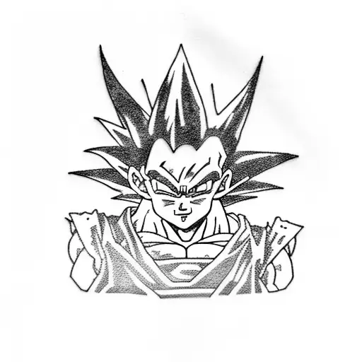 dragon ball Z  tattoo design idea