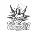 dragon ball Z  tattoo design idea