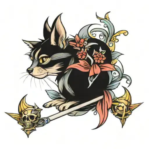 playing 4 keeps tattoo design idea