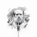 strength Braveheart  tattoo design idea