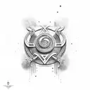 greek symbol symbolism strength courage tattoo design idea