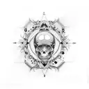 Figure 8, Abbey Road tattoo design idea