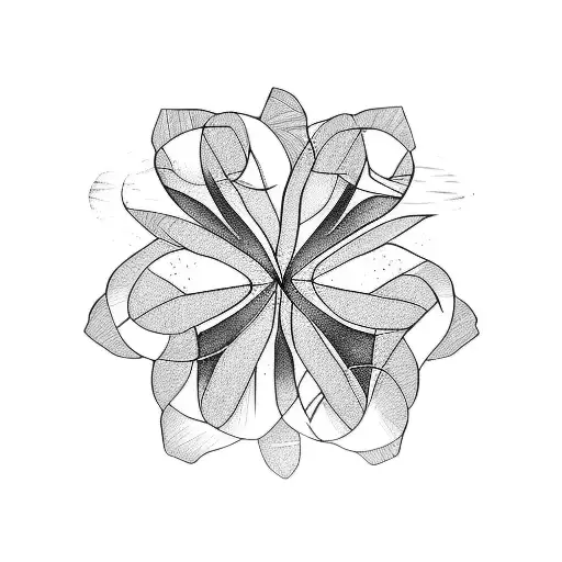 4 Leaf Clover tattoo design idea