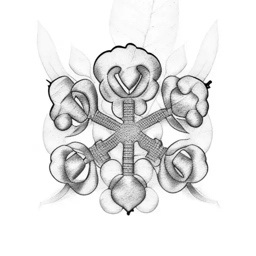 4 Leaf Clover tattoo design idea