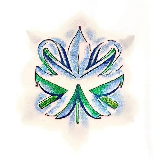 4 Leaf Clover tattoo design idea