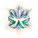 4 Leaf Clover tattoo design idea