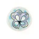 4 Leaf Clover tattoo design idea