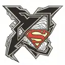 superman logo tattoo design idea