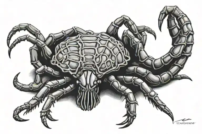 facehugger tattoo tattoo design idea