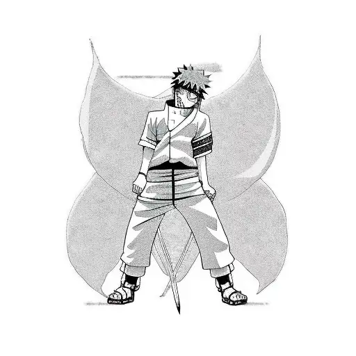 Naruto and Sasuke tattoo design idea