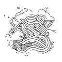 roller coaster  tattoo design idea