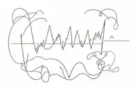 cardio graph tattoo design idea