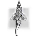 grey stripe egyptian mau cat tail wrap around arm tattoo design idea