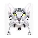 grey stripe with hind spots egyptian mau cat tail wrap around arm tattoo design idea