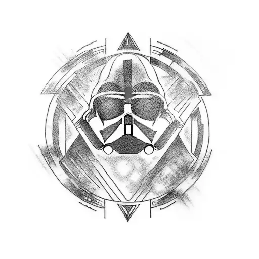 Most amazing Star Wars theme tattoo, The use of characters from legends like Darth Revan as well as from the classic tri tattoo design idea