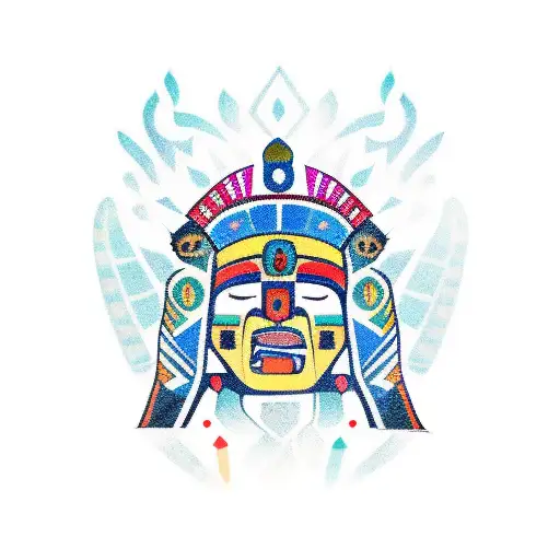 Aztec  tattoo design idea