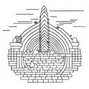 self-improvement wall bricks tattoo design idea