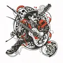 mariachi tattoo design idea