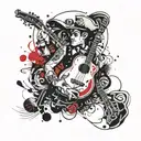 mariachi tattoo design idea