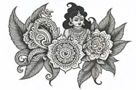 Aishu Vishnu tattoo design idea