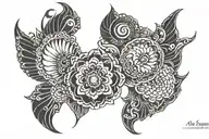 Aishu Vishnu tattoo design idea