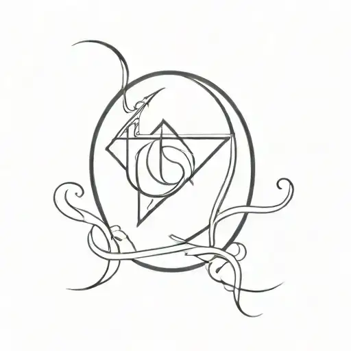 Gemini and capricorn symbol tattoo design idea