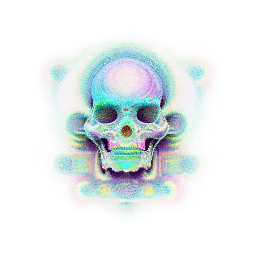 Ego Death psychedelics tattoo design idea