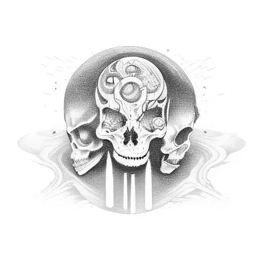 Ego Death tattoo design idea