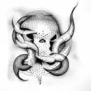 hydra 3 head tattoo design idea