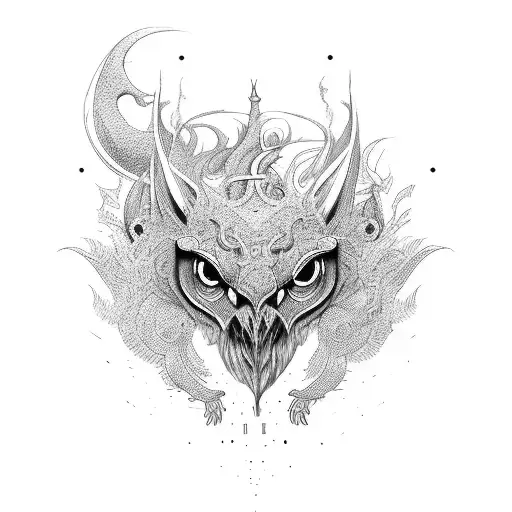 Griffin tattoo design idea