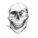 skull and Metallica  tattoo design idea
